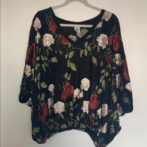 Anthropologie Akemi + kin embroidered blouse